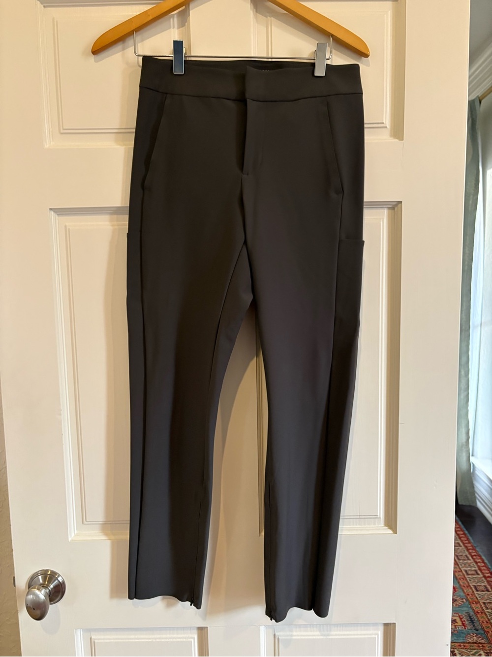 Athleta Olive Slim Tapered Ponte Pants